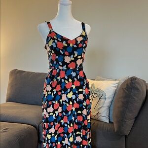 41 Hawthorn Black Floral Maxi Dress